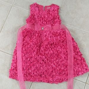 size 5t hot pink special occasion holiday dress